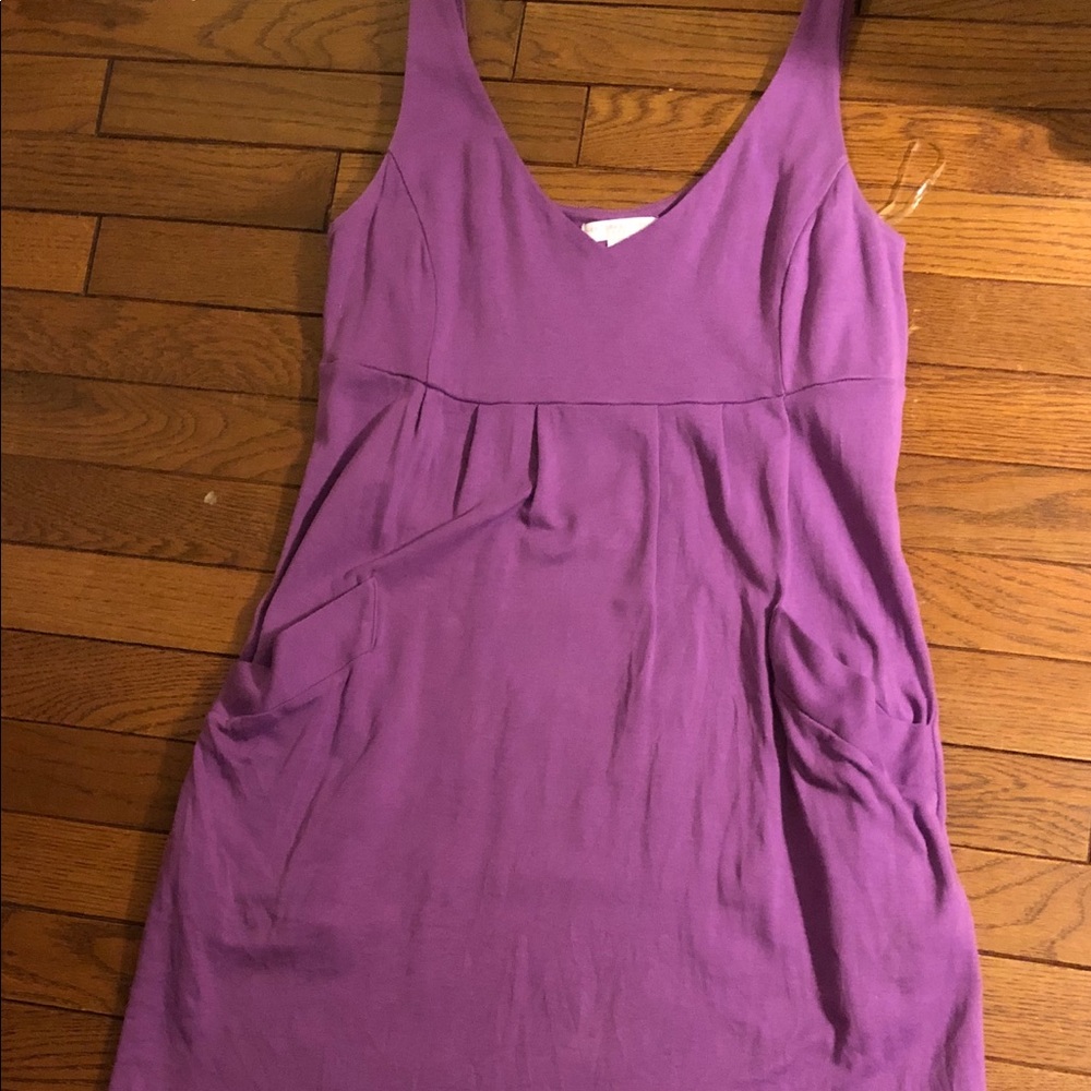 Purple NY&Co dress.